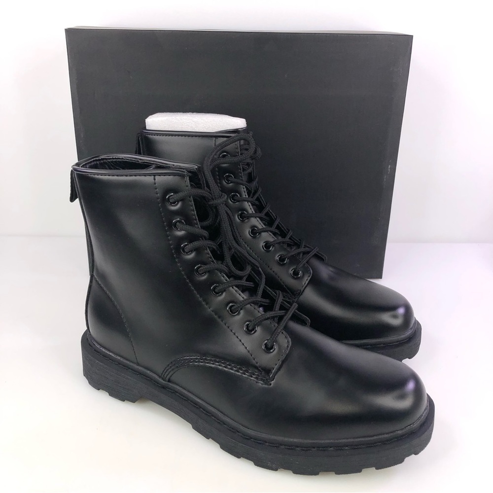 INC International Concepts Brody Black Mismatch Boots 9.5/10